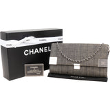 Chanel Denim Chocolate Bar Single Flap Shoulder Bag