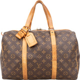 Louis Vuitton Monogram Canvas Sac Souple 35 Travel Bag