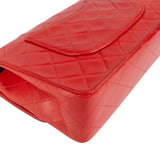 Chanel Quilted Lambskin 24K Gold Medium Double Flap Crossbody Bag