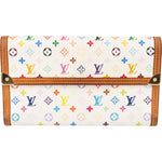 [🔄️B06 / F73] Louis Vuitton Canvas Monogram Multicolor Eliza Wallet - vintageandkickz