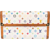 [🔄️B06 / F73] Louis Vuitton Canvas Monogram Multicolor Eliza Wallet - vintageandkickz