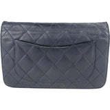 Chanel Quilted Caviar Leather Wallet on Chain Crossbody Bag