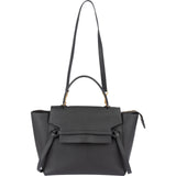 Celine Black Grained Calfskin Belt Handbag