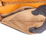 MCM Monogram Visetos Leather  Patricia Wallet On Chain Crossbody Bag