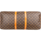 Louis Vuitton Monogram Canvas Keepall 55 Travel Bag
