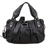 Gucci Black Guccissima Leather Icon Bit Handbag
