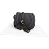 Chloé Grained Calfskin Small Marcie Saddle Crossbody Bag