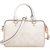 Coach Monogram Signature Canvas Mini Rowan Crossbody Bag