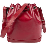 Louis Vuitton Red Epi Leather NM Sac Noé Petit Shoulder Bag