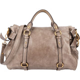 Miu Miu Vitello Lux Leather Bow Handbag
