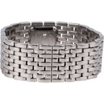 Cartier Silver Tone Tank Française 2384 Women Watch - vintageandkickz