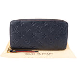 Louis Vuitton Leather Monogram Empreinte Zippy Wallet