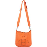 Hermès Orange Epsom Leather Evelyne III GM Crossbody Bag