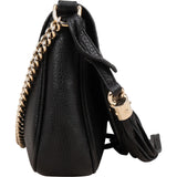Gucci Pebbled Leather Soho Chain Tassel Crossbody Bag