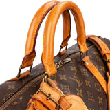 Louis Vuitton Monogram Canvas Keepall 55 Bandoulière Travel Bag