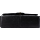 Chanel Quilted Lambskin 24K Gold Single Flap Crossbody Bag