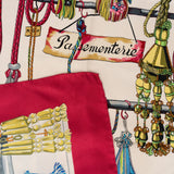 Hermès Passementerie Silk Carre 90 Scarf Tuch