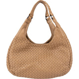Bottega Veneta Intrecciato Leather Canmpana Hobo Shoulder Bag