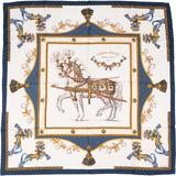 Hermès Harnais Francais Premier Empire Silk Carre 90 Scarf Tuch