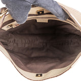 Gucci Monogram GG Canvas Horsebit Web Shoulder Bag