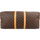 Louis Vuitton Monogram Canvas Keepall 55 Bandoulière Travel Bag
