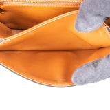 Celine Cotton & Calfskin Small Teen Triomphe Crossbody Bag