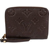 Louis Vuitton Leather Monogram Empreinte Giant Zippy Coin Purse Wallet