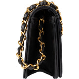 Chanel Quilted Lambskin 24K Gold Single Flap Shoulder Bag