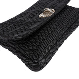 Miu Miu Matelassé Nappa Leather Crystal Shoulder Bag