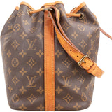 Louis Vuitton Monogram Canvas Sac Noé Petit Shoulder Bag