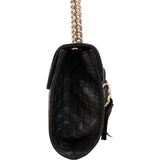 Gucci Microguccissima Leather Emily Chain Horsebit Tassel Small Crossbody Bag