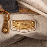Miu Miu Vitello Lux Hobo Handbag
