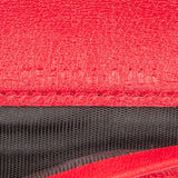 Gucci Red Microguccissima Leather Flap Continental Wallet