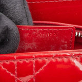 Christian Dior Quilted Patent Leather Lady Dior Handbag