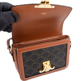 Celine Canvas Teen Triomphe Crossbody Bag