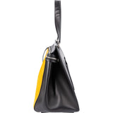 Céline Bicolor Calf Hair Edge Handbag