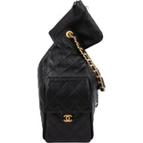 Chanel 25 Caviar Leather CC Drawstring Shoulder Bag