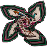 Hermès Paddock Couvertures et Tenues de Sour Carre Silk Scarf Tuch