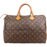 Louis Vuitton Monogram Canvas Speedy 35 Handbag