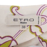 Etro Multicolor Pattern Croped Longsleeve Sweater (IT 38)