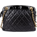 Chane Quilted Lambskin Mademoiselle Crossbody Bag
