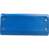 Saint Laurent Blue Leather Cabas Handbag