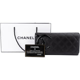 Chanel Quilted Lambskin Cambon Ligne Quilted Long Wallet