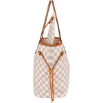 Louis Vuitton Monogram Damier Azur Neverfull MM Shoulder Bag - vintageandkickz