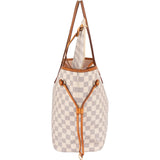 Louis Vuitton Monogram Damier Azur Neverfull MM Shoulder Bag - vintageandkickz
