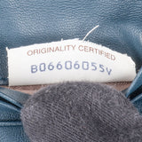 Bottega Veneta Blue Stitched Intrecciato Leather Wallet