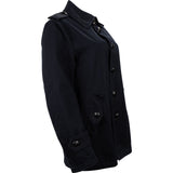 Burberry Navy Cotton Trench Oxford Coat Men's Jacket (M)