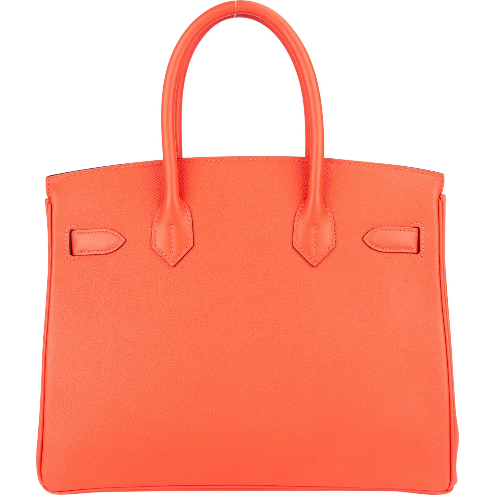 Hermès Coral Epsom Leather Birkin 30 Handbag - vintageandkickz