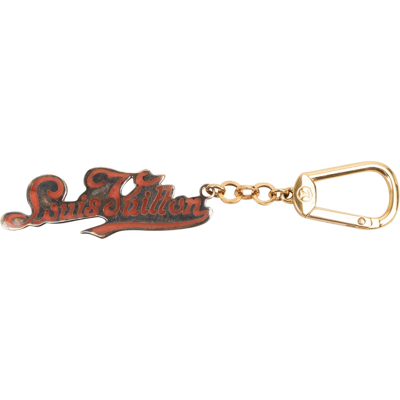 Louis Vuitton Transparent Emblem Bag Charm & Key Holder - vintageandkickz