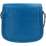 [🔄️B07 / F36] Louis Vuitton Blue Epi Leather Saint Cloud Crossbody Bag - vintageandkickz